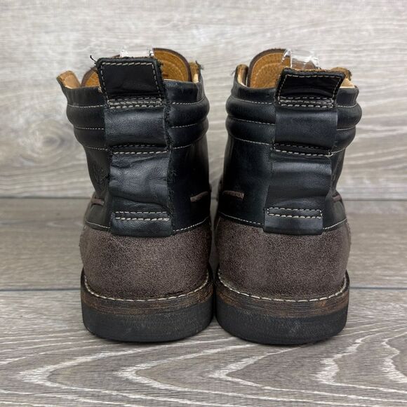 Timberland Earthkeepers 73173 Men's Sz 8.5M Black Brown Leather Mid Chukka Boots - Picture 4 of 12